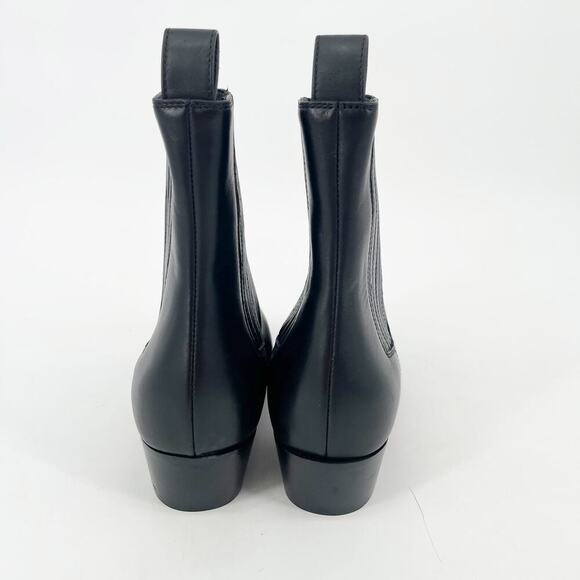 NWOB Christian Louboutin Black Cheliviss Pointed Toe Chelsea Ankle Boot EU 38 - Picture 7 of 11